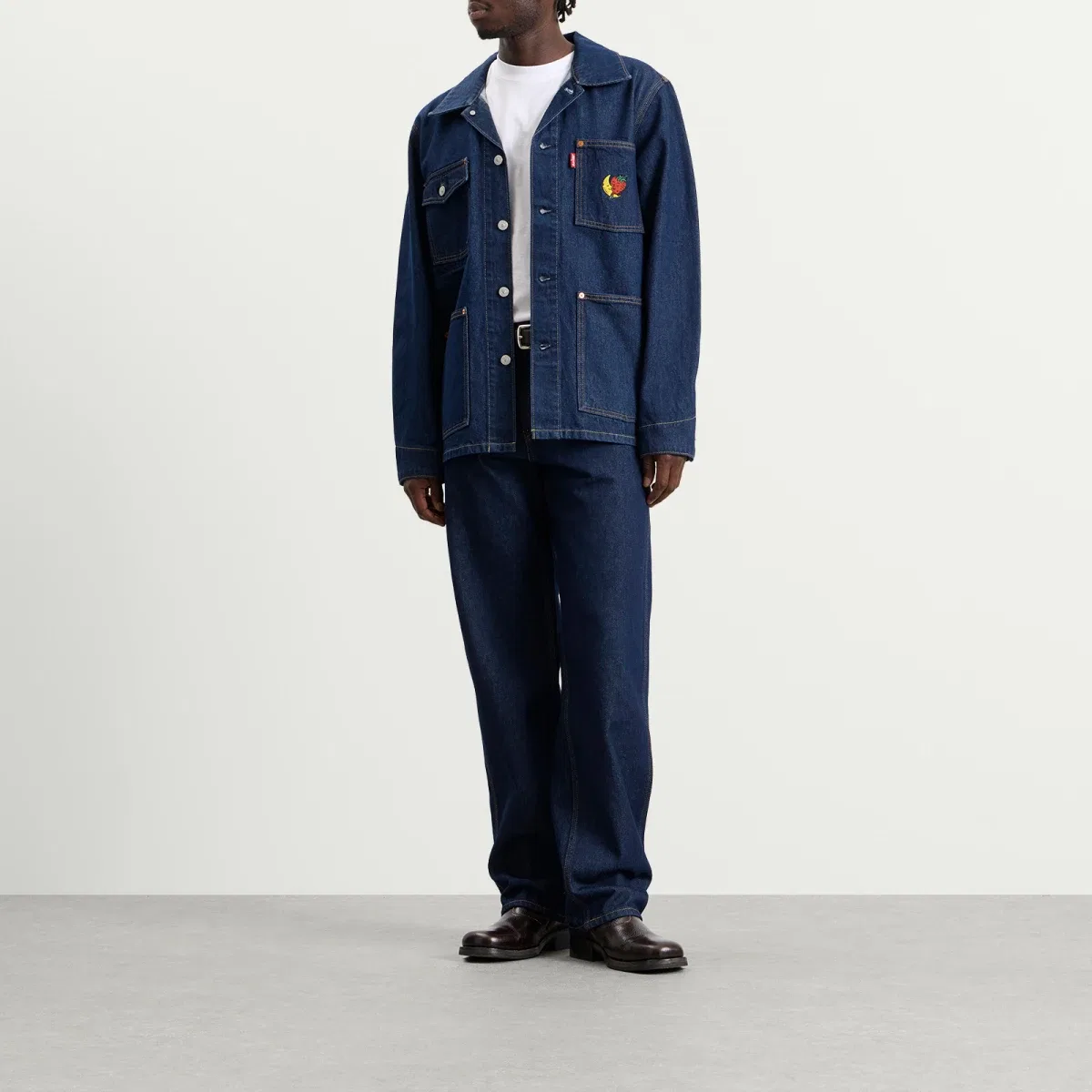 Куртка-чум из денима Sky High Farm Universe Chore Coat Levi'S, Resin Rinse — фото 4
