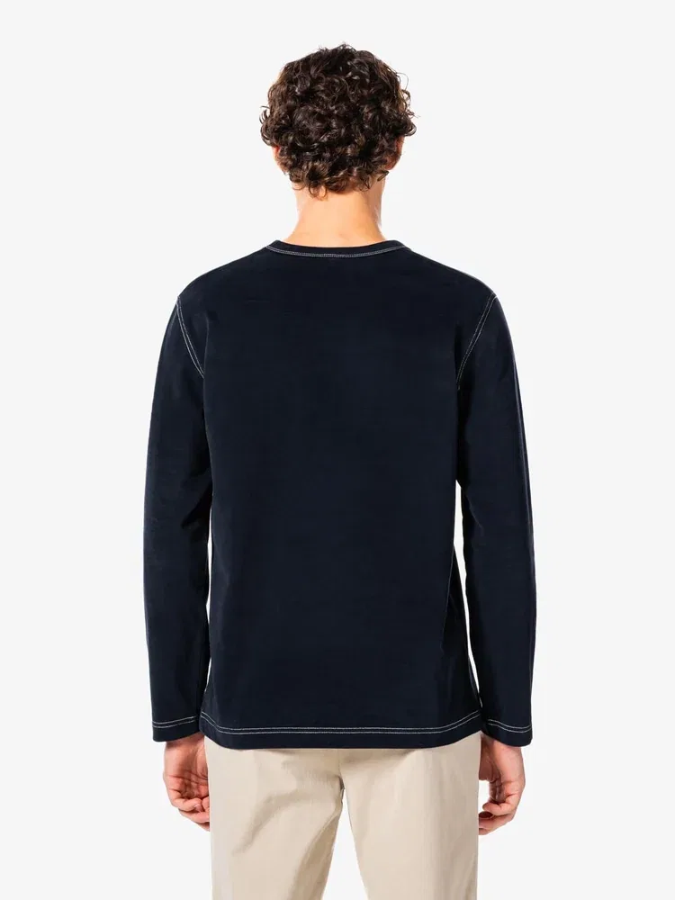 Футболка с длинным рукавом Stitch Crewneck Pocket LACOSTE — фото 3