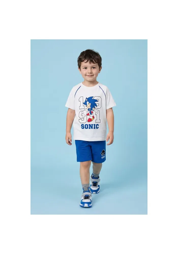 Комплект футболка и шорты с принтом Sonic R&B, мультиколор