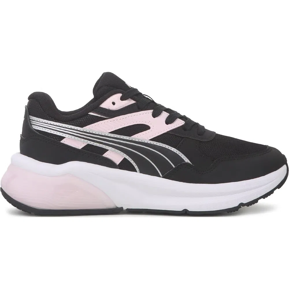 Детские ретро-кроссовки Seeker Puma, Black/Pink — фото 2