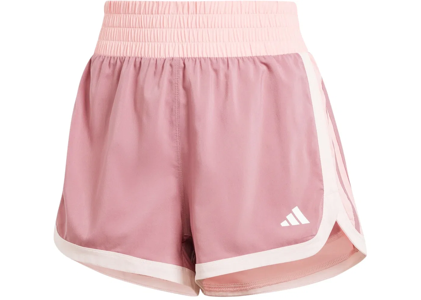 Женские шорты с завышенной посадкой Pacer Woven Colorblock Adidas, цвет Preloved Crimson