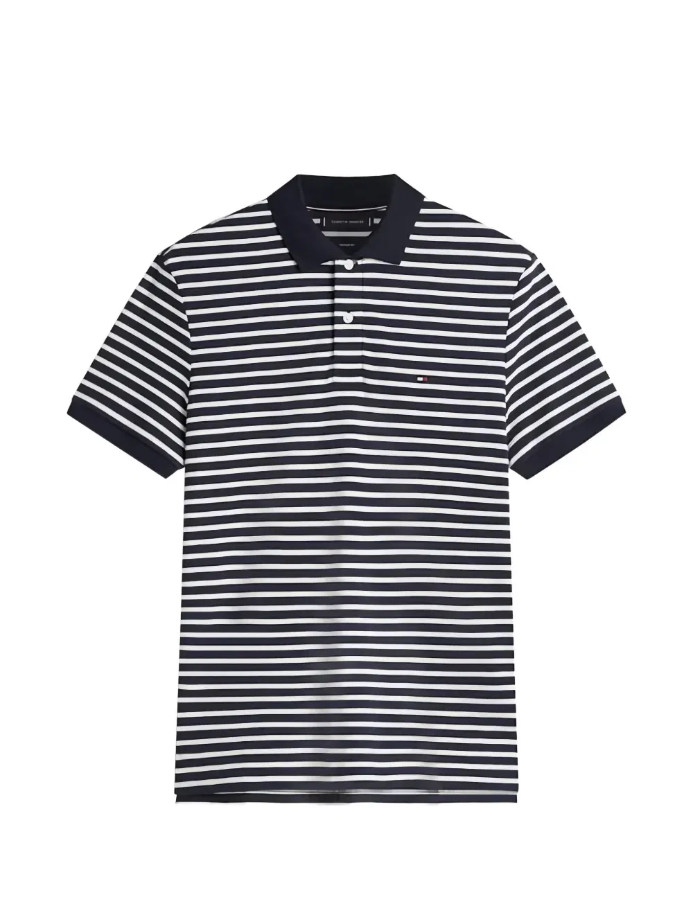 Рубашка-поло в полоску Tommy Hilfiger, черный