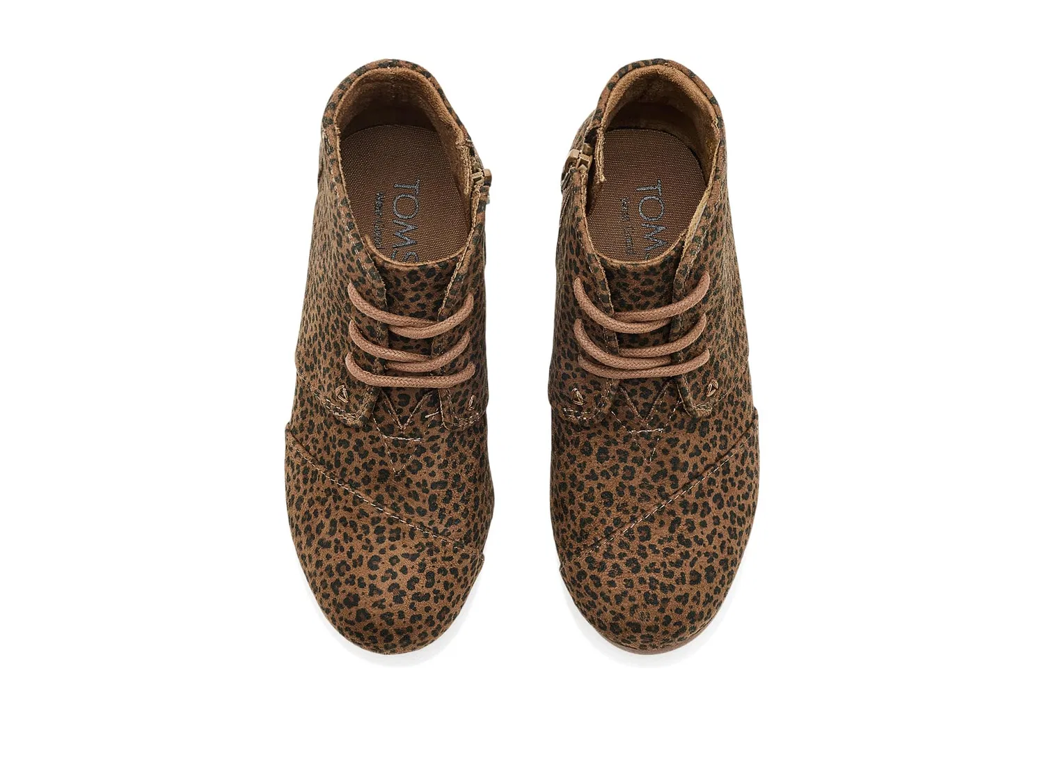 Ботинки Desert Wedge (для маленьких и больших детей) Toms Kids, Light/Pastel Brown — фото 3