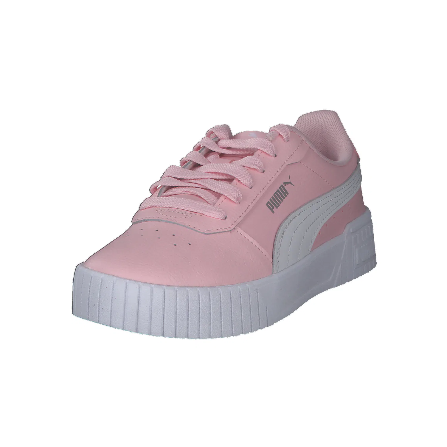 Детские кроссовки для девочек Carina 2.0 Jr Puma, Rosa Silber — фото 4