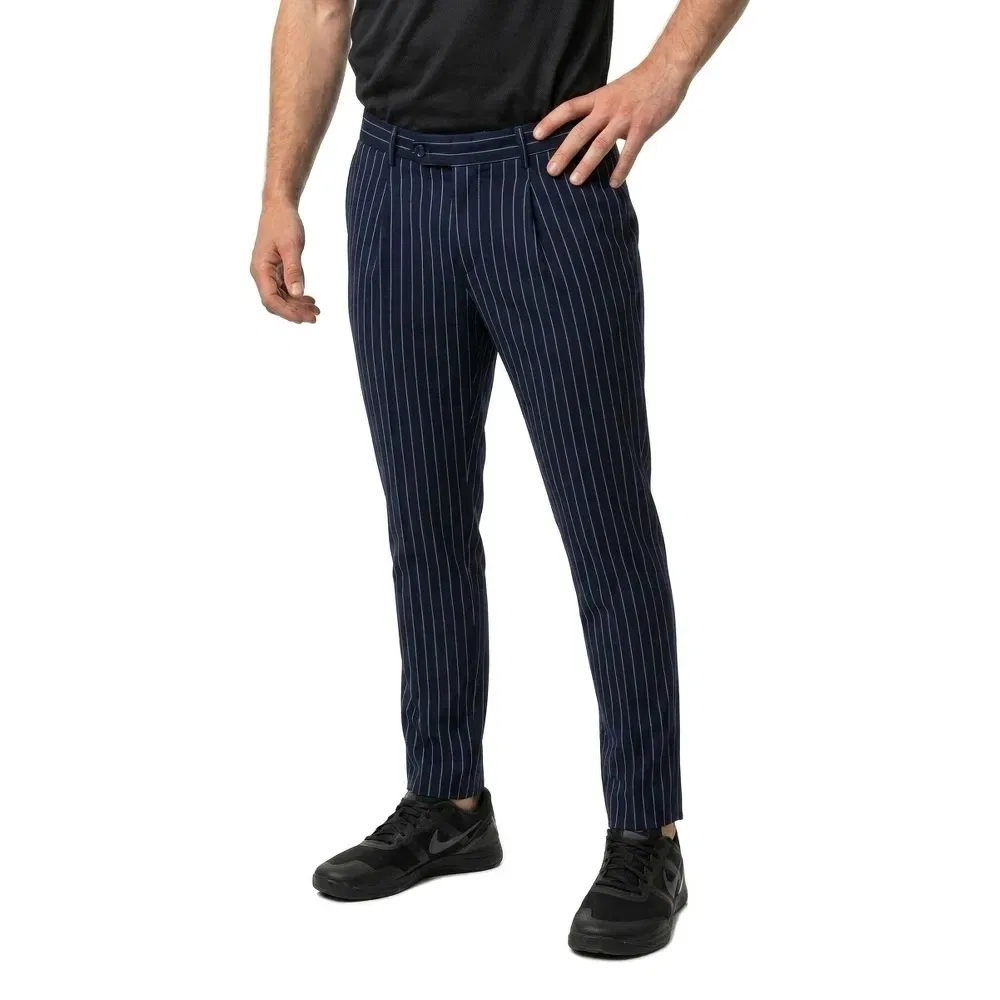 Мужские классические брюки с принтом в полоску MW0MW45056 Tommy hilfiger, Blue