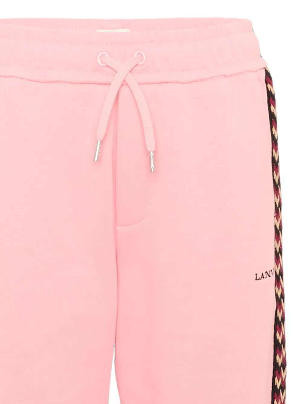Штаны для бега с боковыми полосками Lanvin Enfant, розовый — фото 4