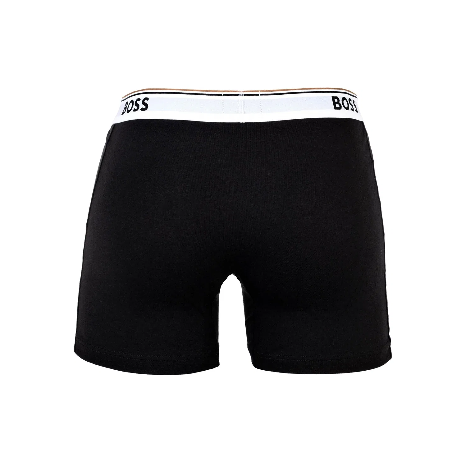 Мужские боксеры из мягкого хлопка с логотипом BOSS, Black/White — фото 3