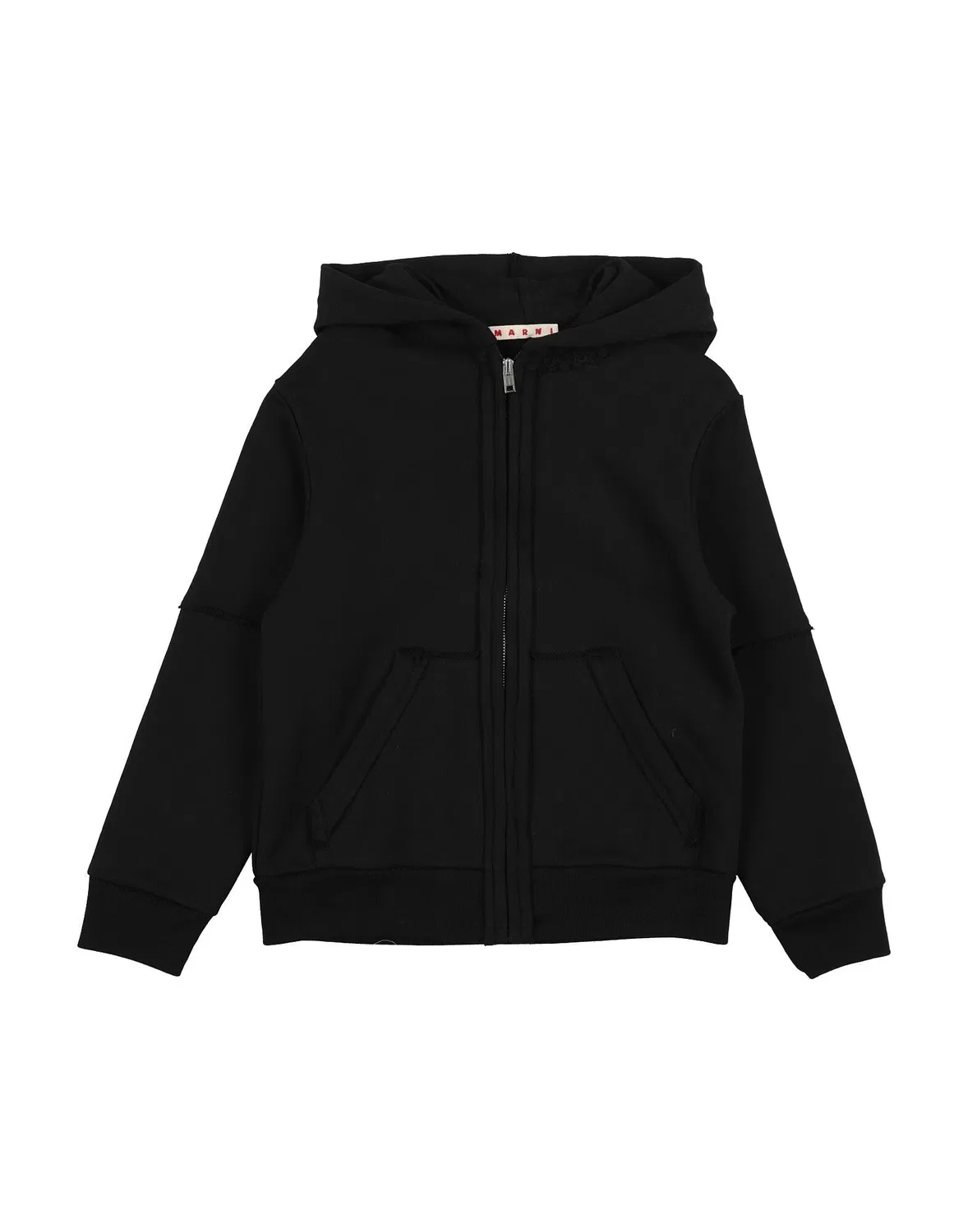 Свитшот с капюшоном Marni, черный