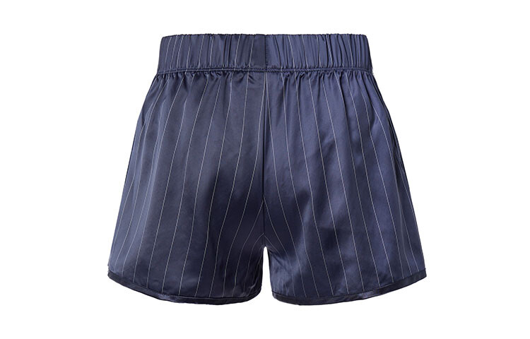 Sporty & Rich X Sporty & Rich Co-branded SS23 Повседневные шорты женские чернильно-черные Adidas Originals — фото 2