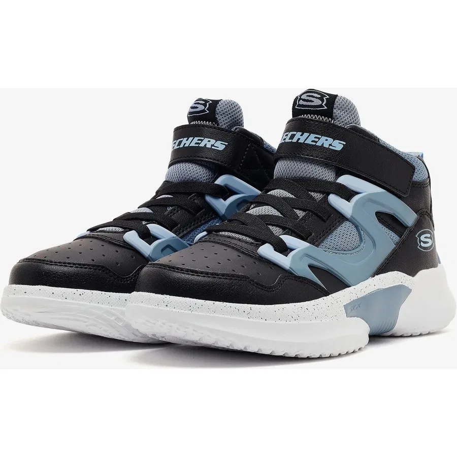 Детские кроссовки с липучками Skx Court Hype Skechers, Белый — фото 3