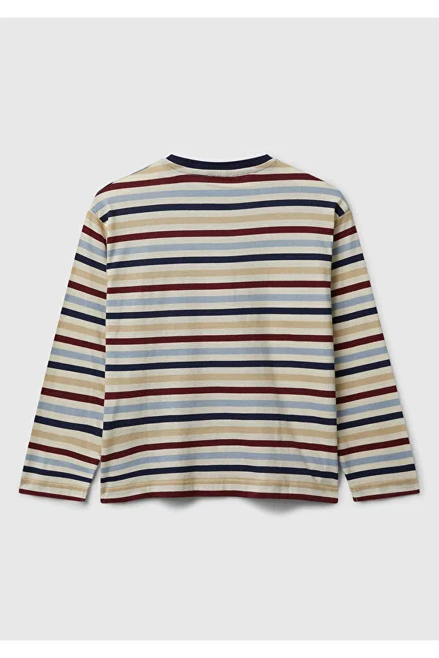 Детская футболка с длинным рукавом для мальчиков United Colors Of Benetton, Very Remkli — фото 2