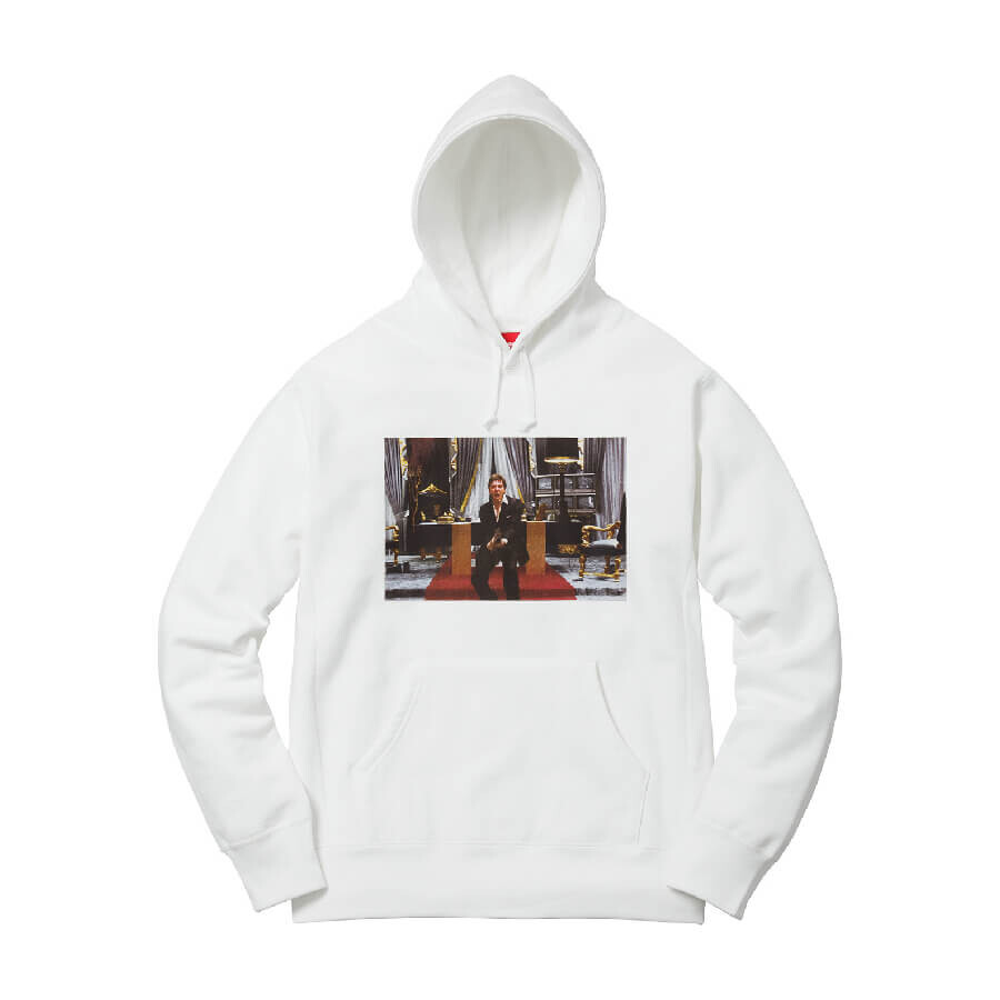 

Худи Supreme Scarface Friend Sweatshirt, белый