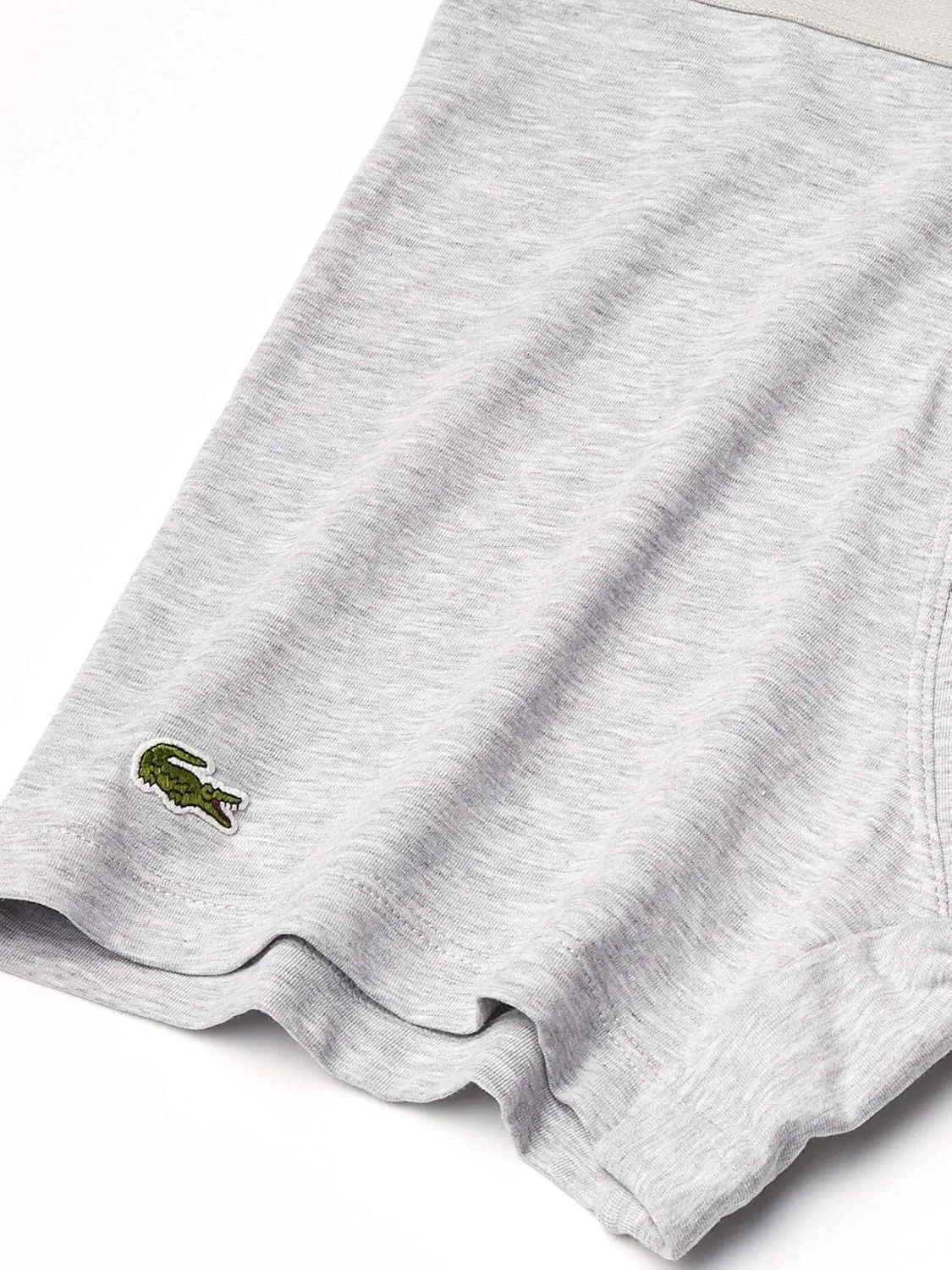 Боксеры Lacoste Набор из 3 шт., хлопок с эластаном, черный/белый/серый — фото 3
