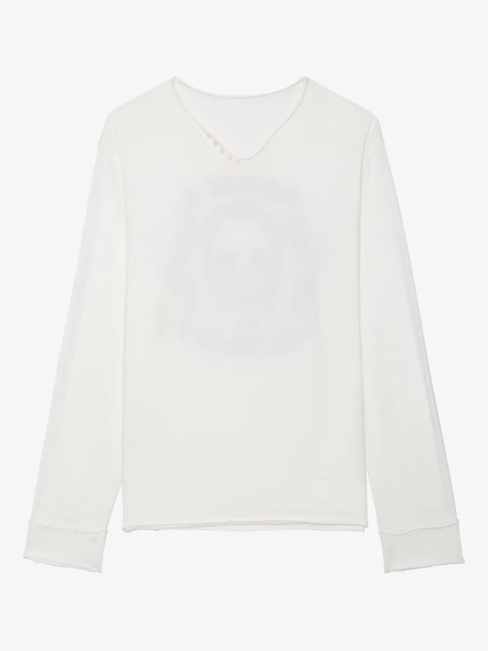 

Футболка хенли с длинными рукавами Zadig&Voltaire, белый