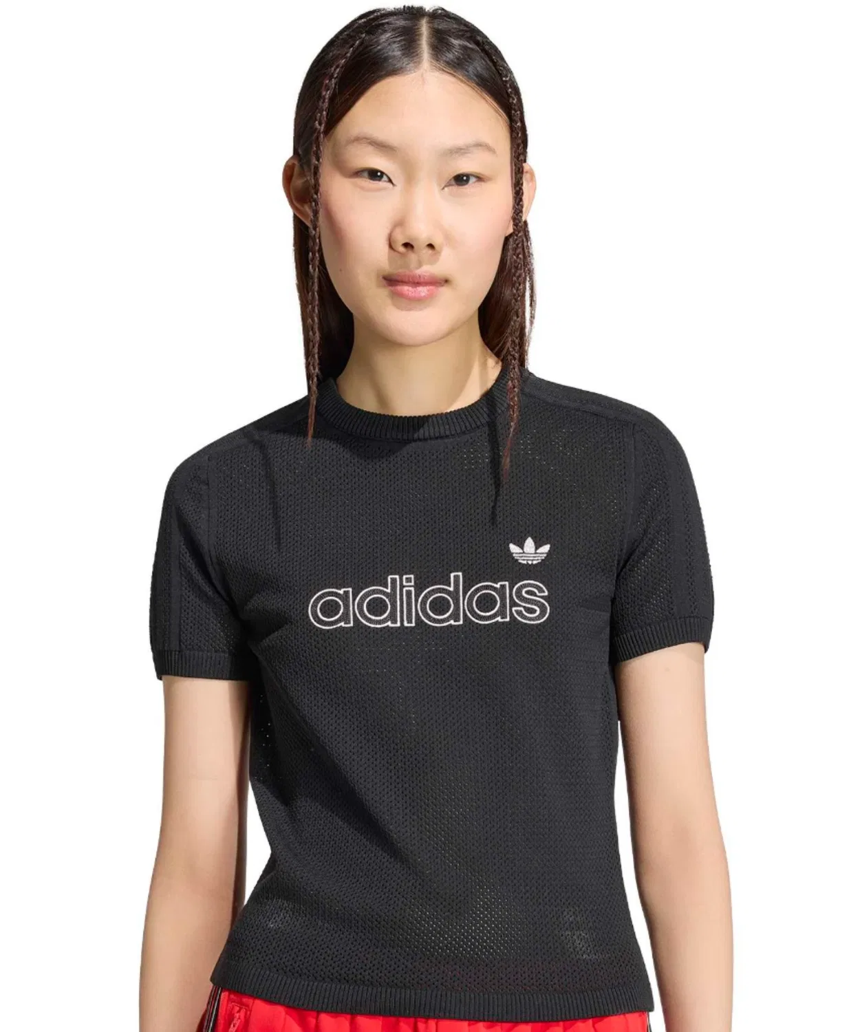 Женская футболка с коротким рукавом Mesh Cali Adidas, Black