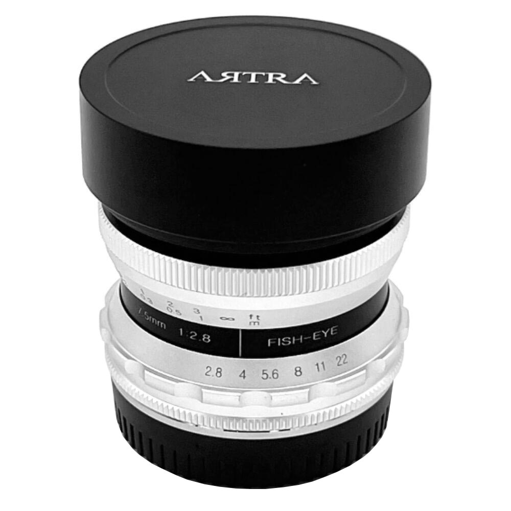 

Объектив Artra Lab Oculilumen 7.5mm f/2.8 Fisheye, Nikon Z Mount, серебристый