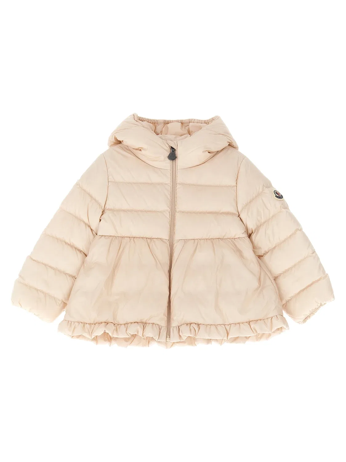 Пуховик Odile Moncler Enfant, розовый
