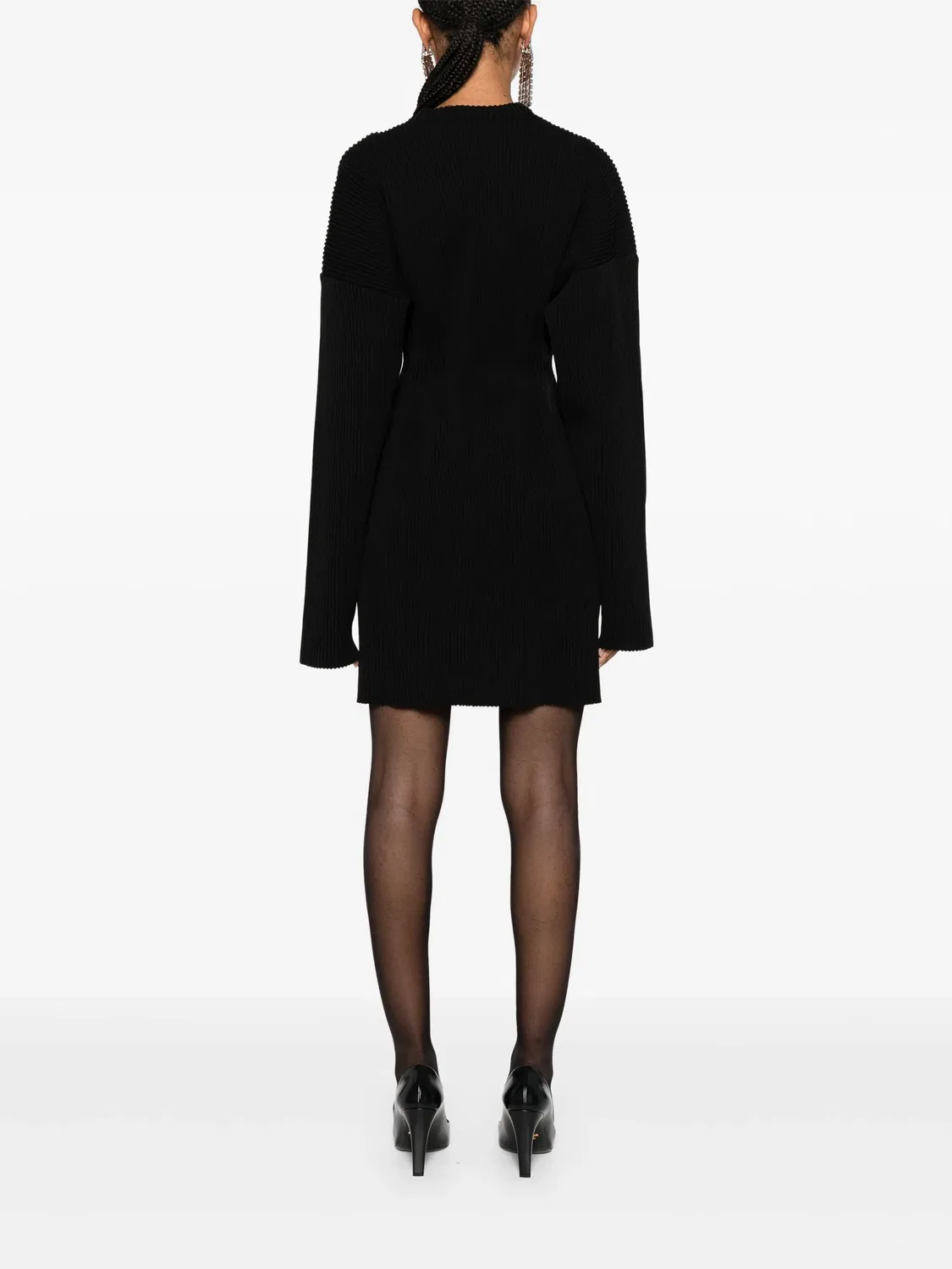 Платье Hourglass Mini от Balenciaga, черный — фото 2