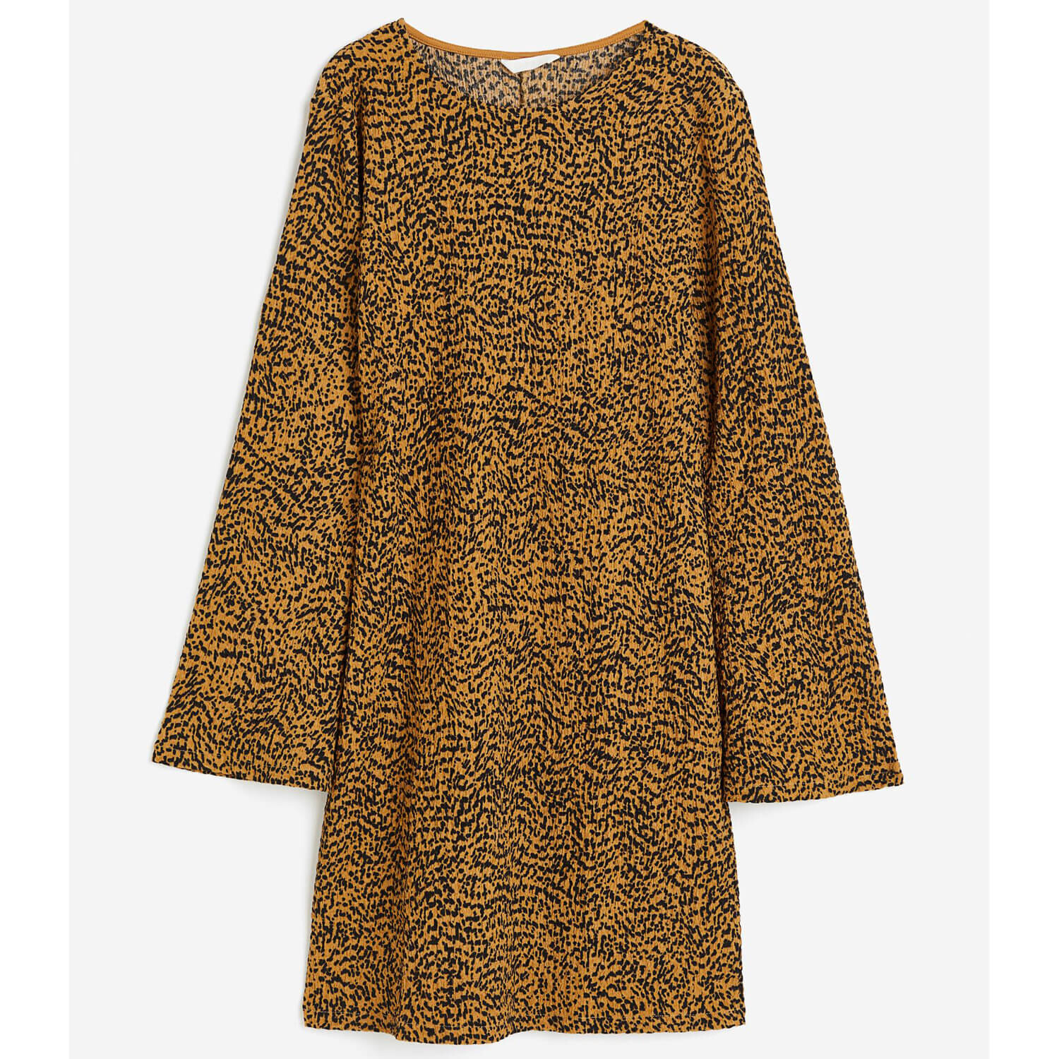 

Платье H&M Textured Jersey, темно-бежевый