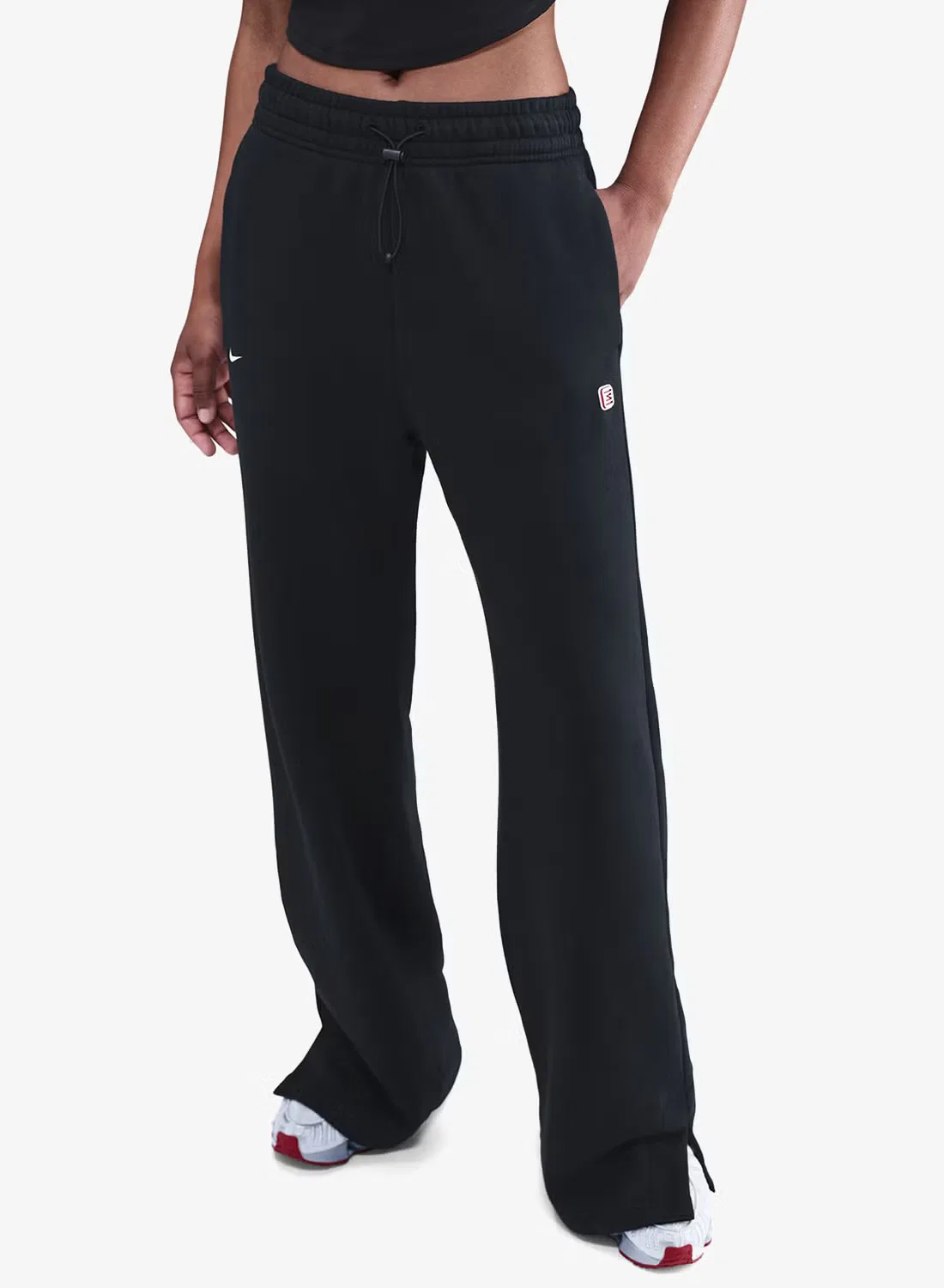 Штаны из футера с принтом Shox Phoenix Fleece Nike, черный