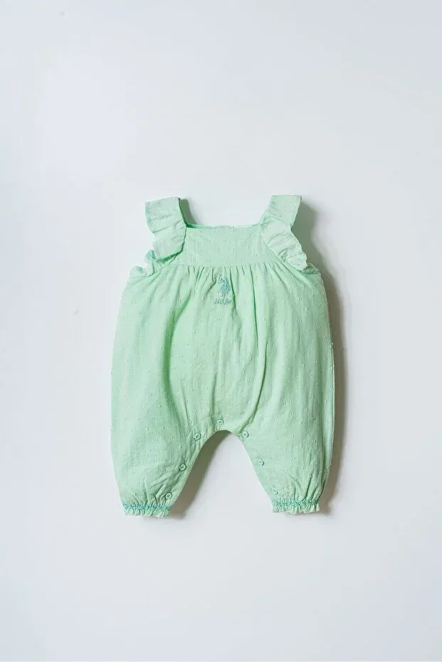 Детский комбинезон для девочек хлопковый U.S. Polo Assn., Green