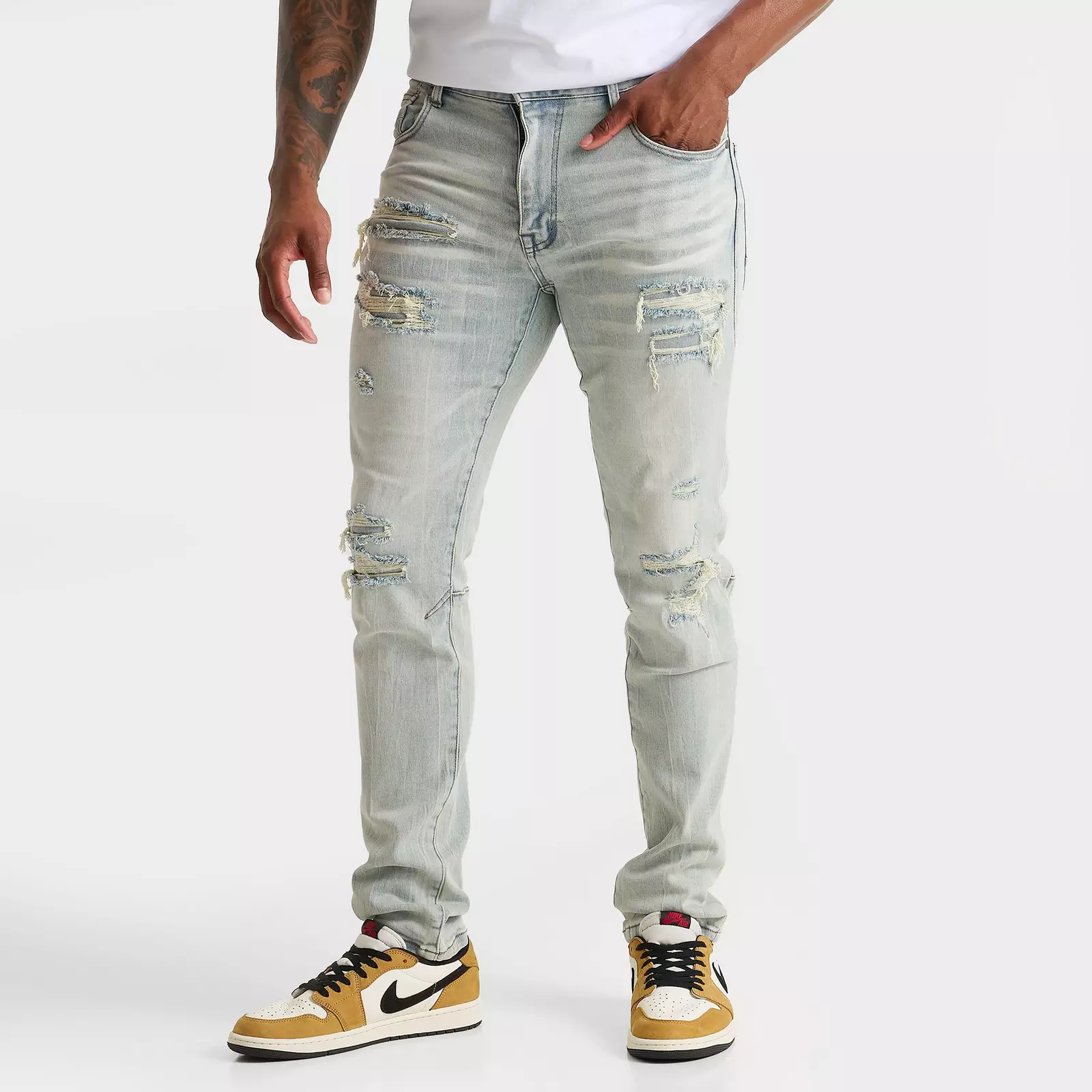 

Джинсы Men's Smoke Rise Vintage Slim Denim, светло-голубой