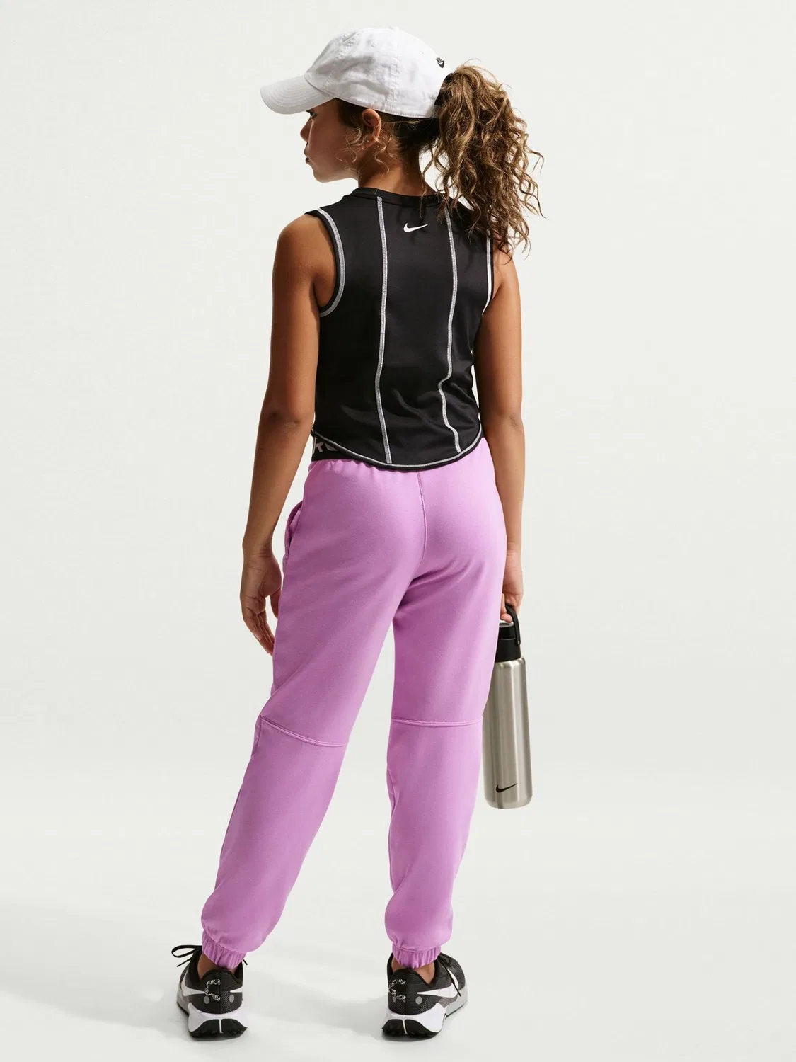 Джоггеры Nike Pro Fleece Dri-FIT, Magenta Pink — фото 2