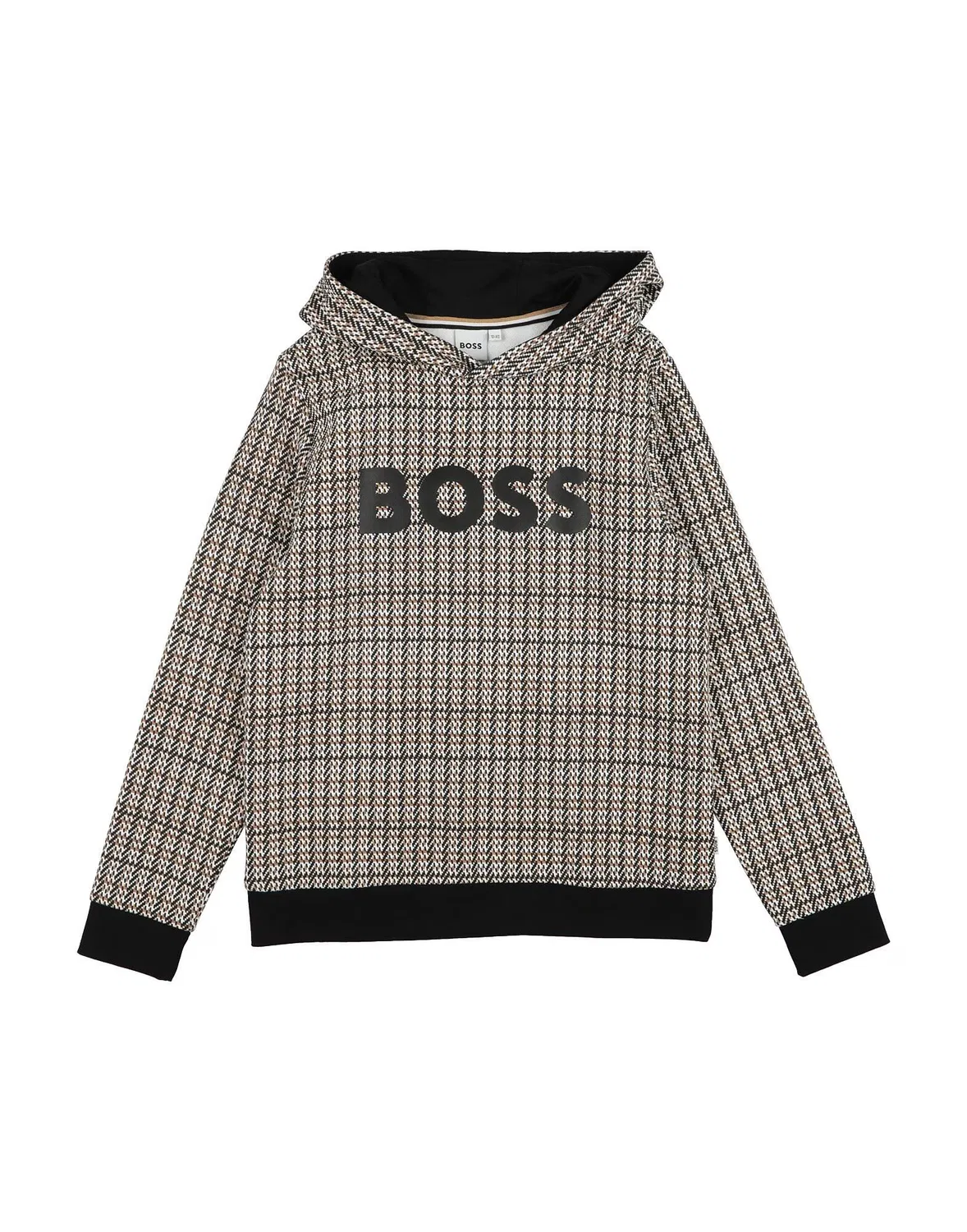 Свитшот с капюшоном Boss, бежевый