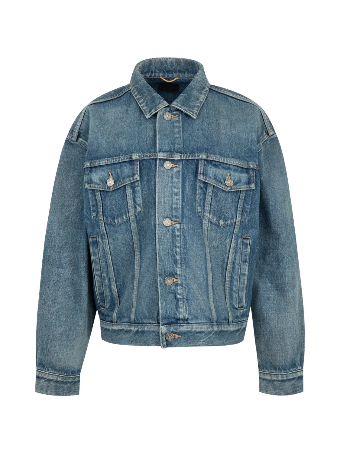 Джинсовая куртка 70s Trucker Saint Laurent, синий