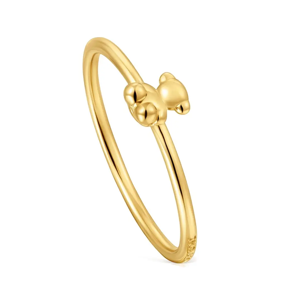 

Кольцо Tous Bold Bear And Bear Charm, золото