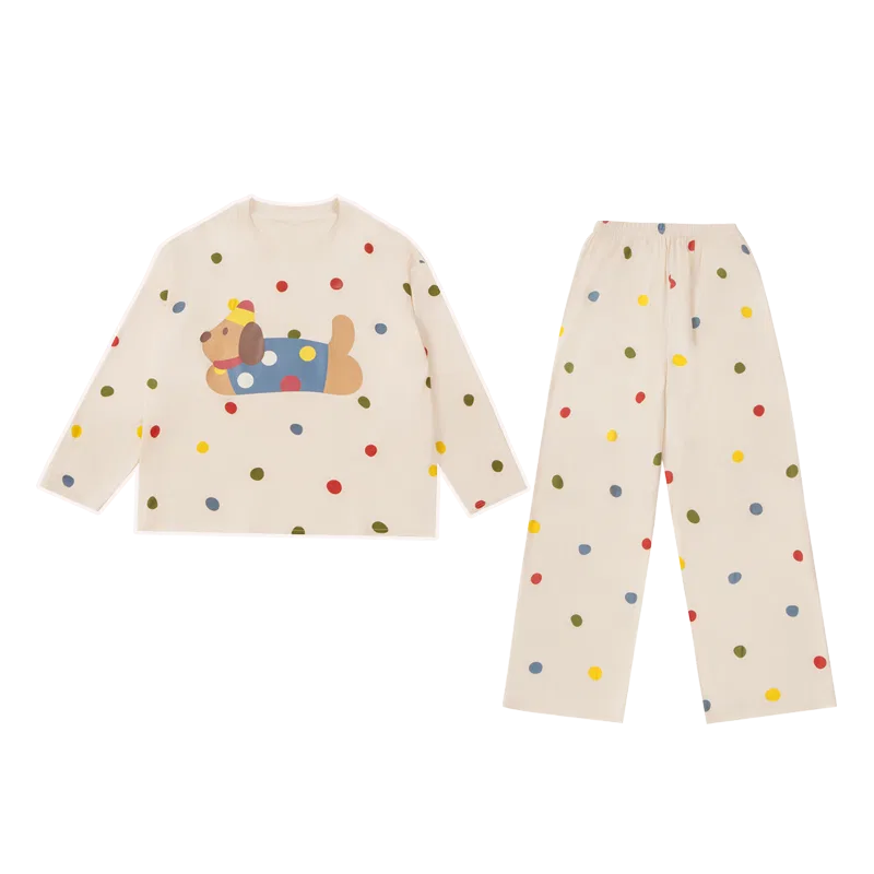 Детский комплект для отдыха с круглым вырезом Lanza, Beige Yellow