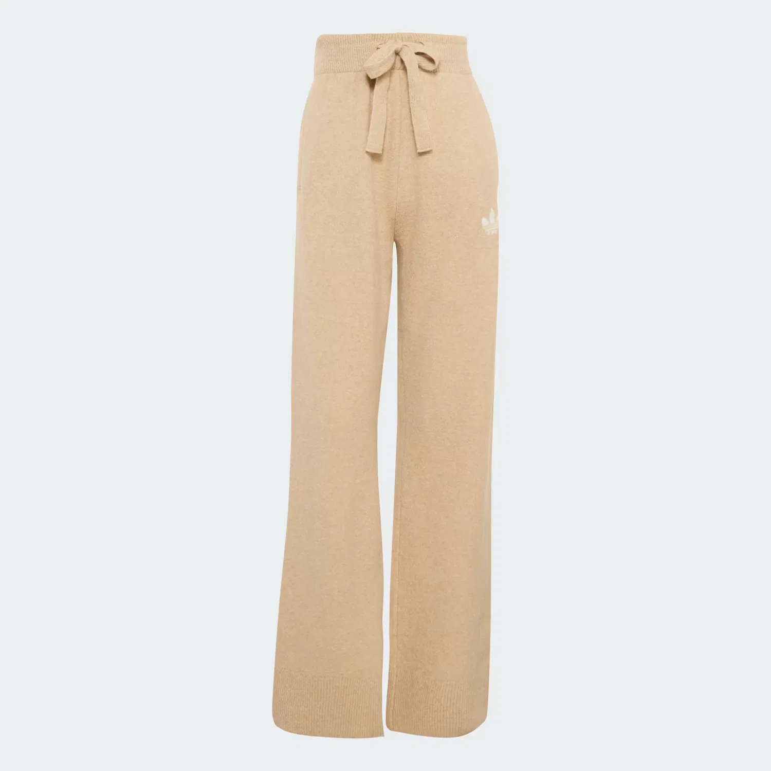 Женские вязаные брюки свободного кроя Essentials Knit Pant Adidas Originals, хаки — фото 4