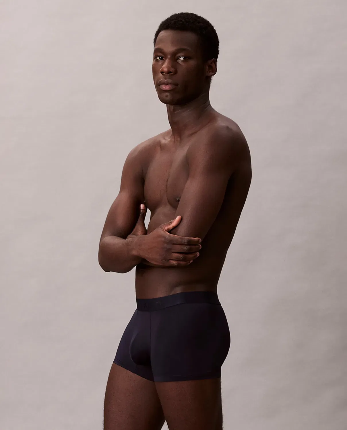 Мужские боксеры из микрофибры Calvin Klein, Gris Oscuro — фото 3