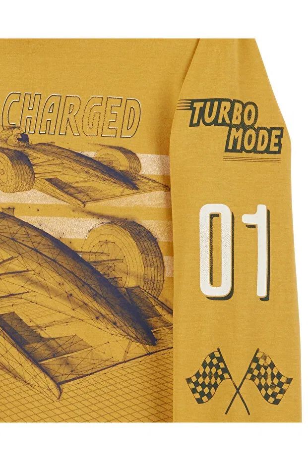 Детская футболка для мальчиков хлопковая Carter'S, Yellow — фото 2