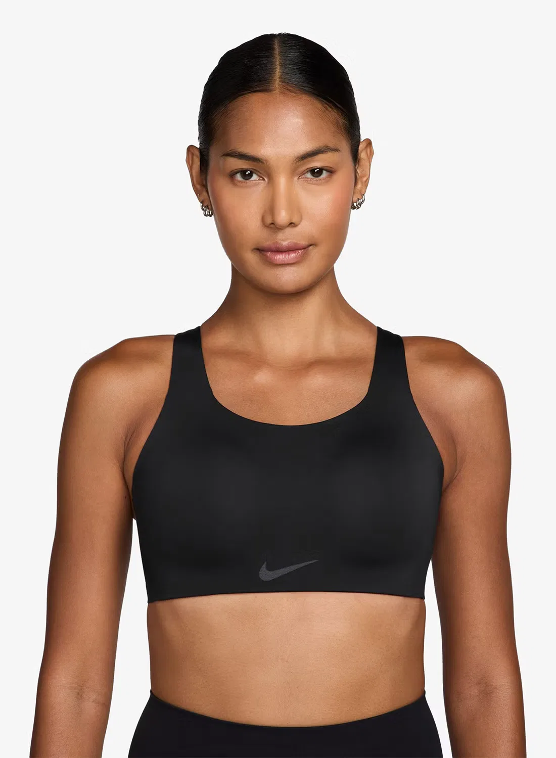 Бюстгальтер спортивный с высокой поддержкой Dri-Fit Rival Nike, черный