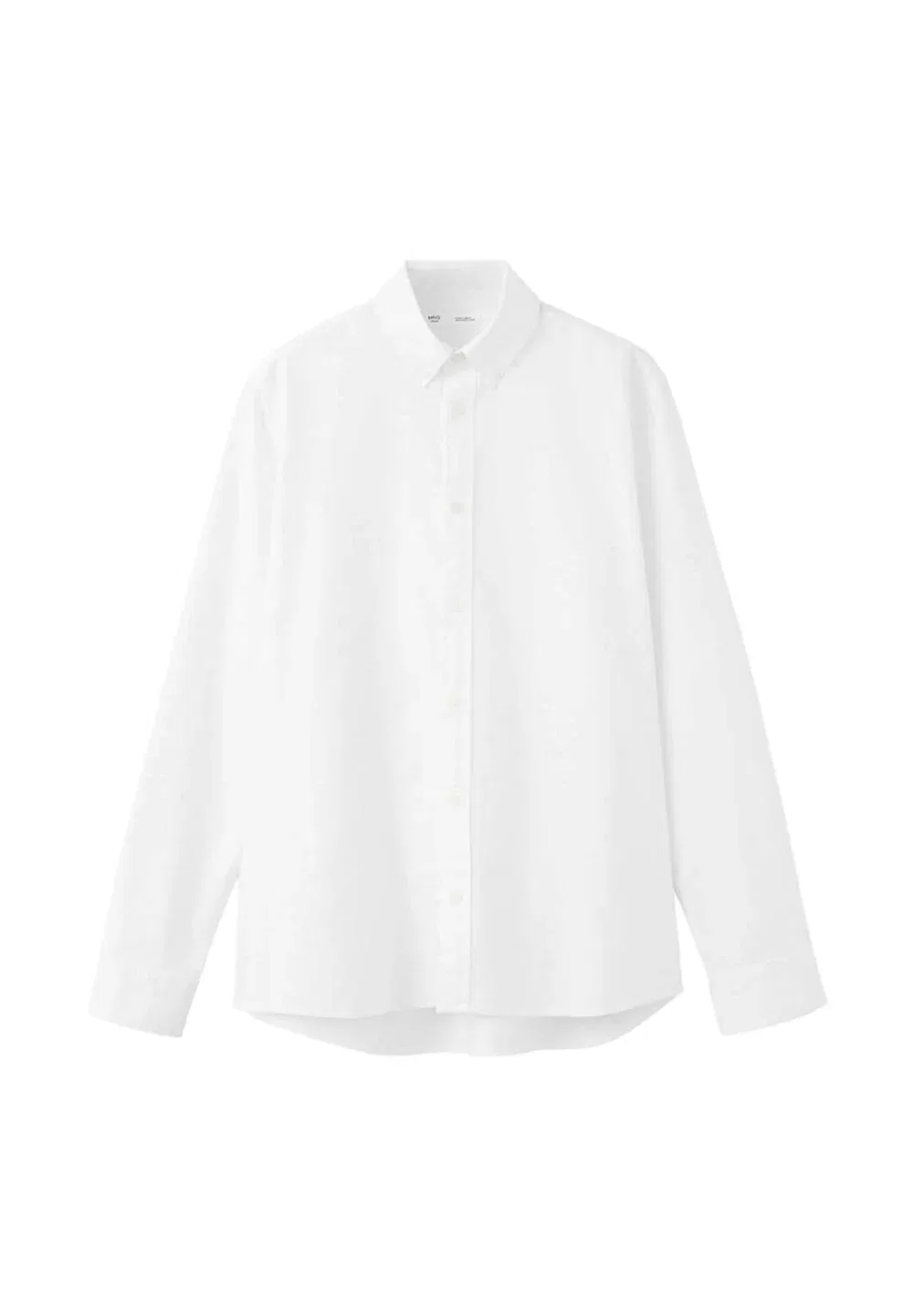 Подростковая - рубашка Mango Kids, Off-White — фото 4