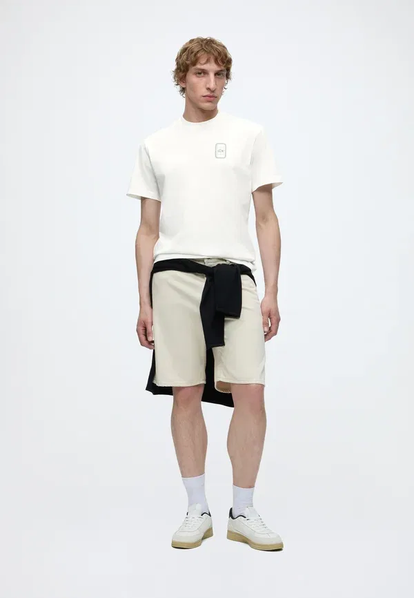 Футболка Lacoste с принтом, джерси, 100% хлопок, короткий рукав, круглый вырез, синий — фото 2