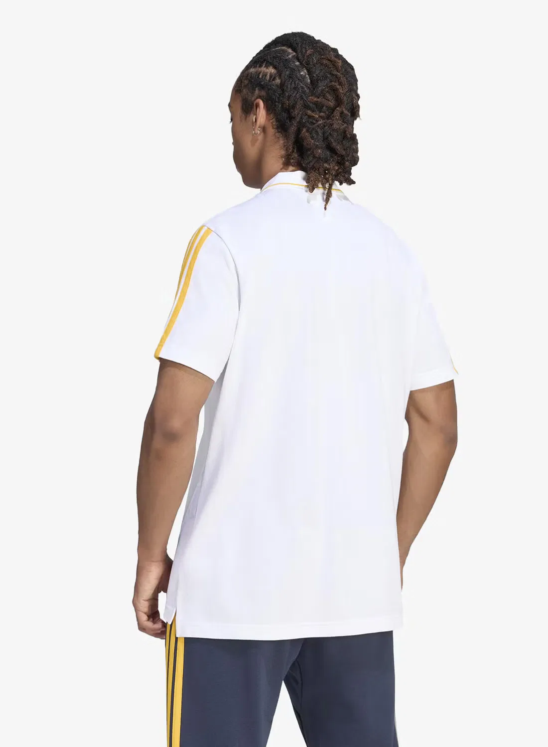 Поло с воротником Real Madrid DNA Adidas, белый — фото 2