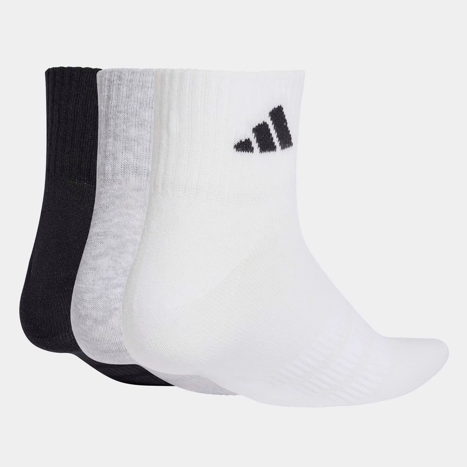 Женские спортивные носки с поддержкой свода стопы Adidas Performance, Medium Grey Heather/White/Black — фото 2