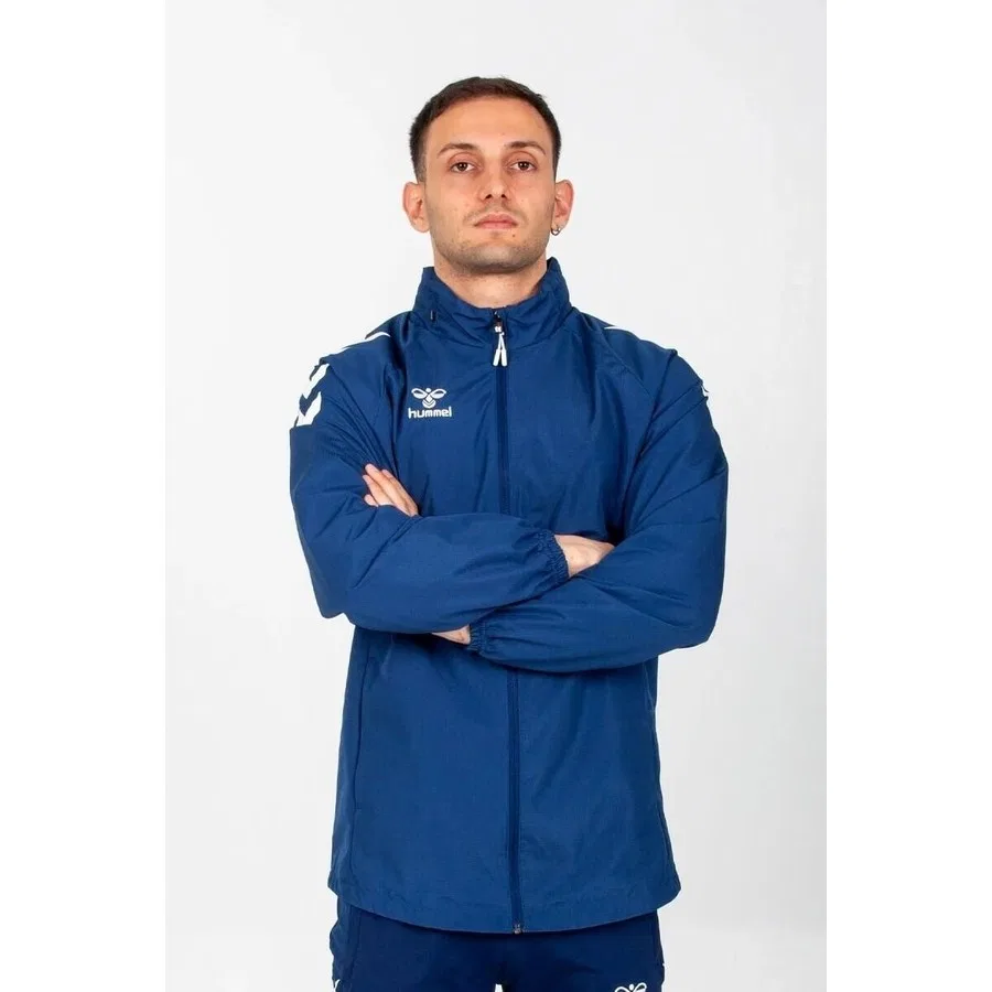 Детский дождевик с капюшоном Line Hummel, 3XL, Темно-синий