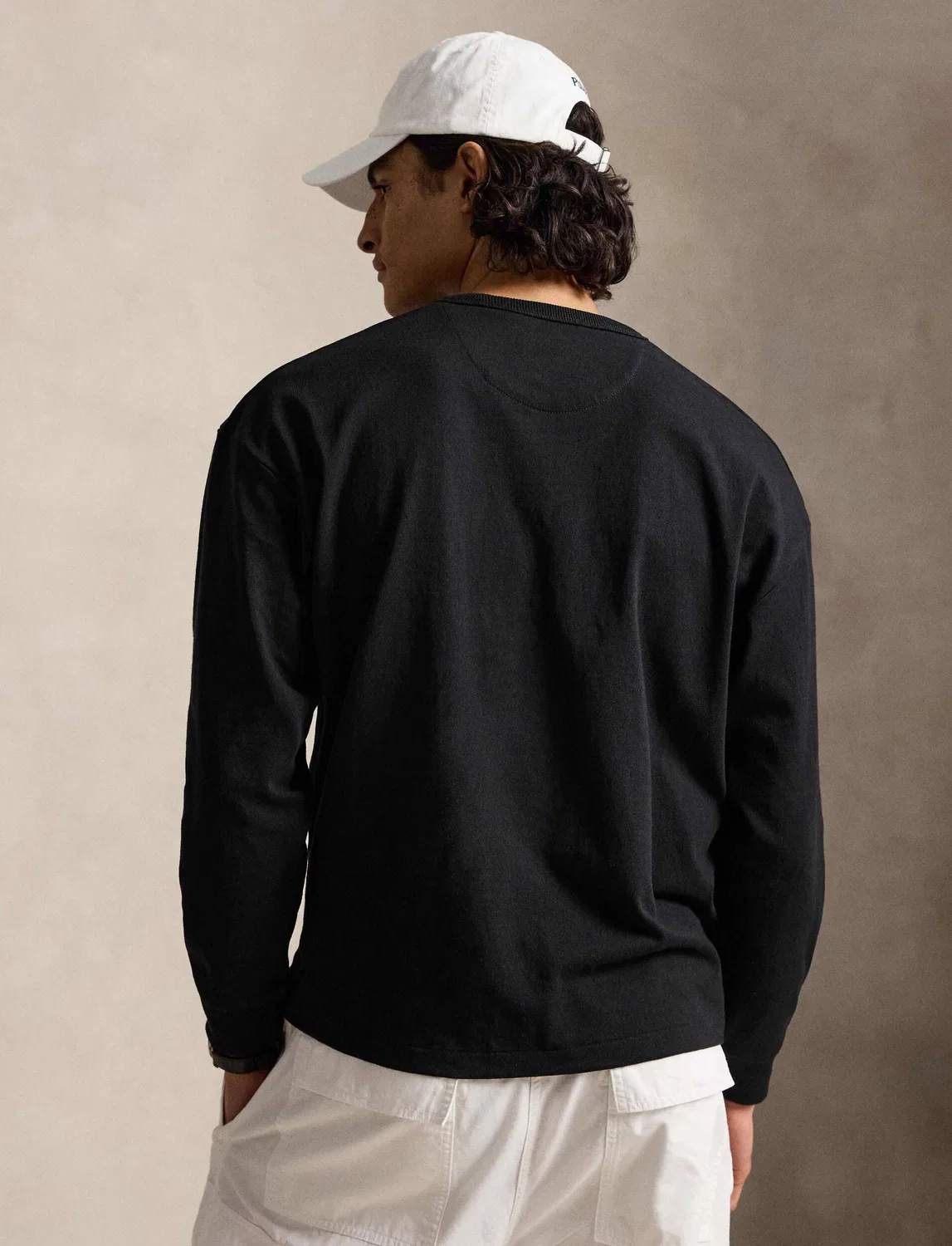 Толстовка Relaxed Fit Polo Ralph Lauren, черный — фото 3