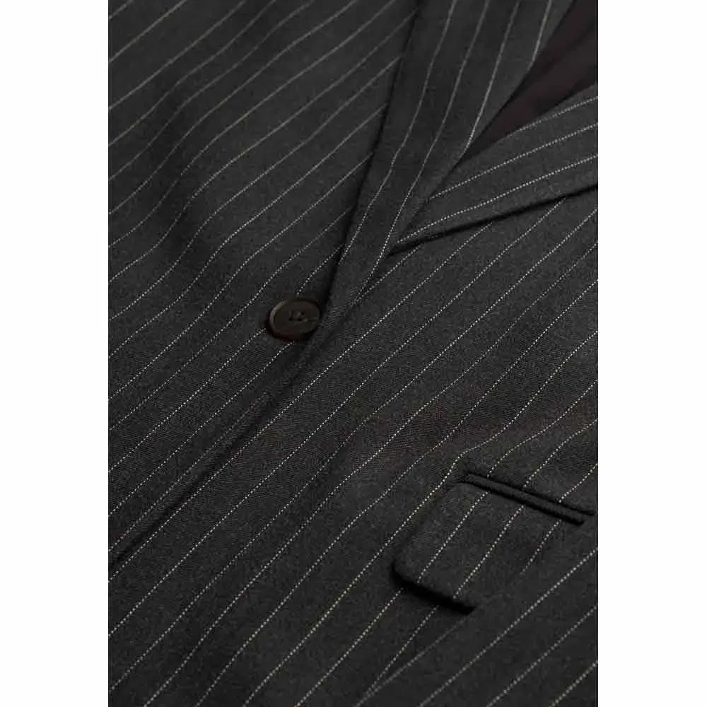 Блейзер Pinstripe Boyfriend Superdry, серый — фото 4