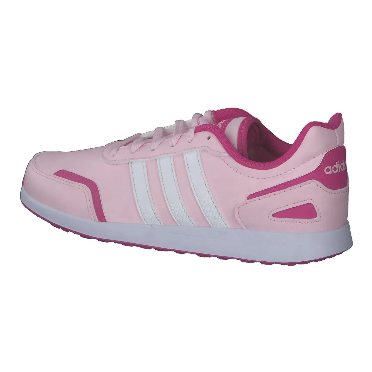 Детские кроссовки для бега с застежкой-липучкой Vs Switch 3 Adidas, Clear Pink Ftwr White Lucid Fuchsia — фото 3