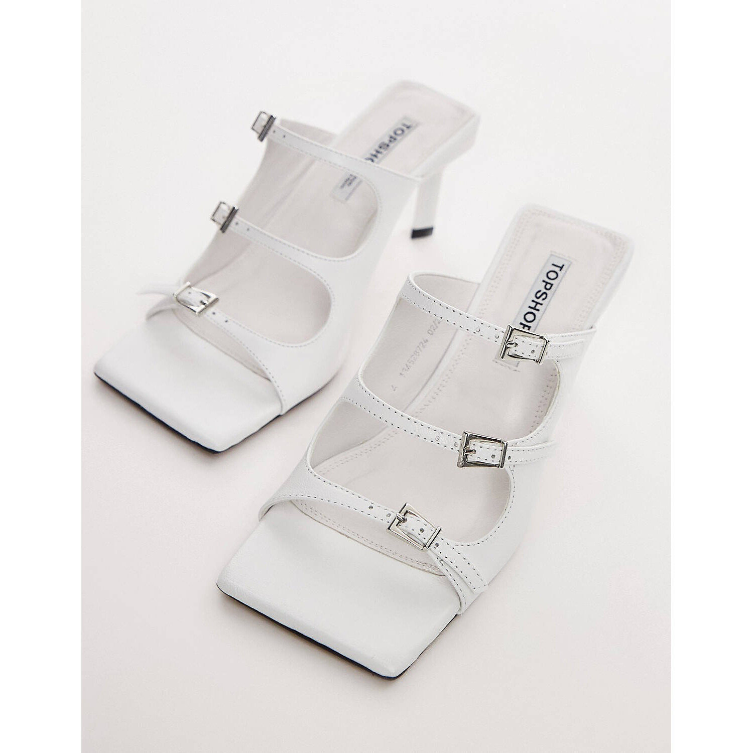 

Босоножки Topshop Gloria Premium Leather, белый