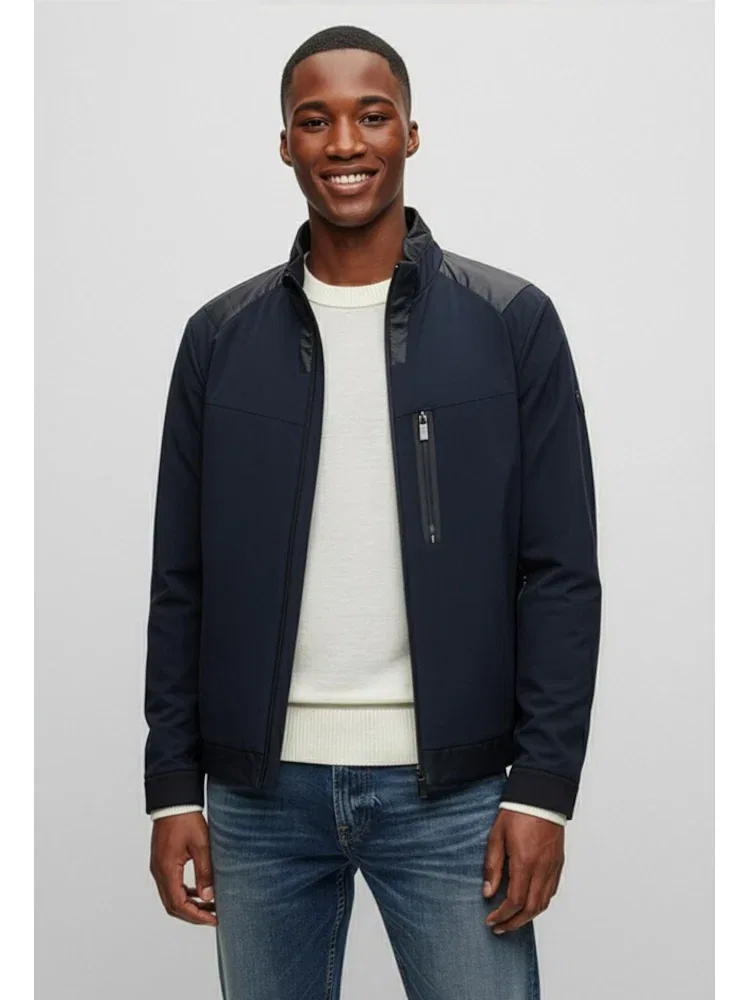 Куртка ветрозащитная BOSS, Navy — фото 4