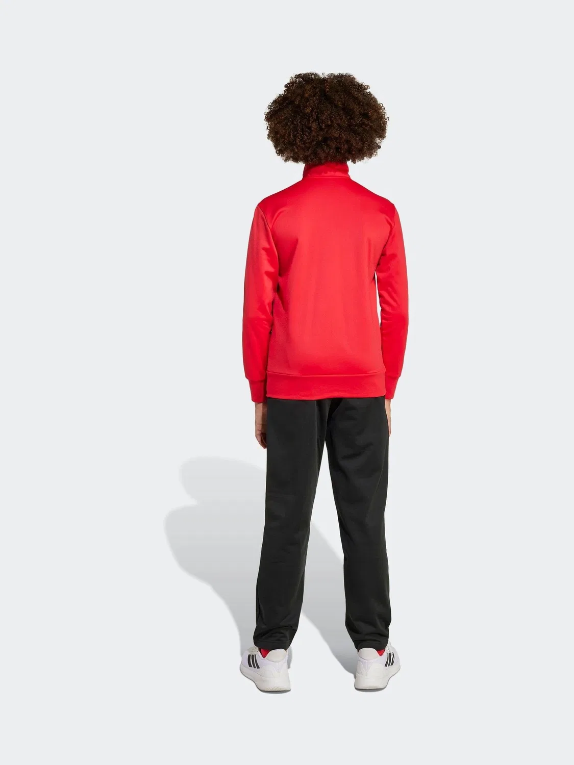 Спортивный костюм, трикотажный adidas, красный — фото 2