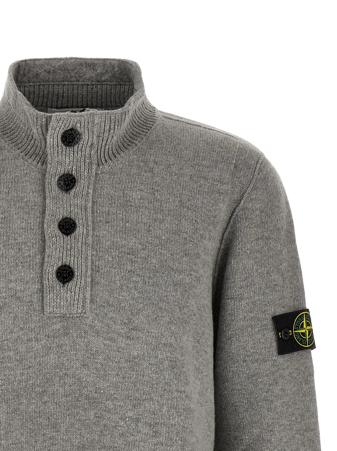Свитер модели Stone Island, серый — фото 3