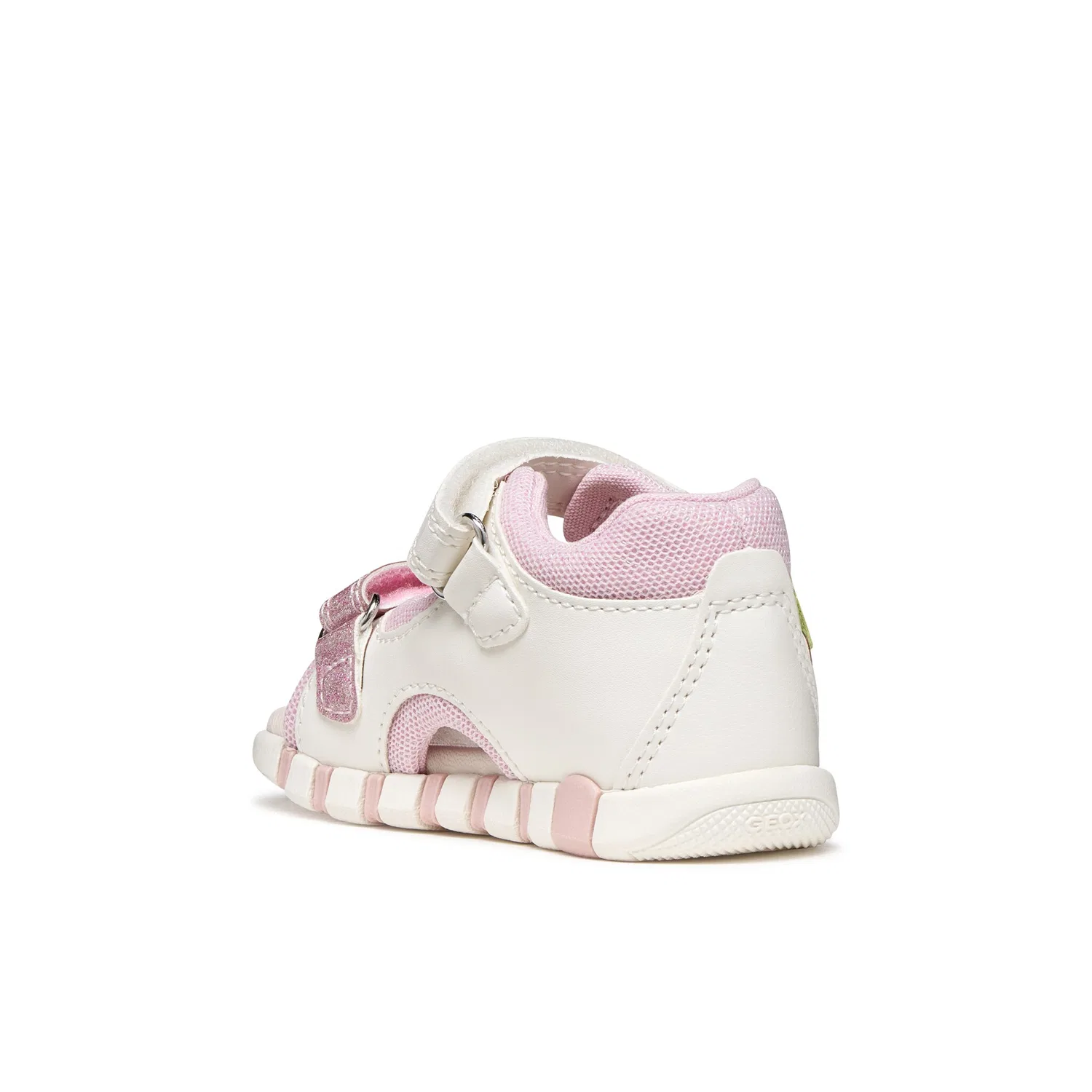 Детские сандалии для первых шагов с мембраной Geox, White/Pink — фото 2