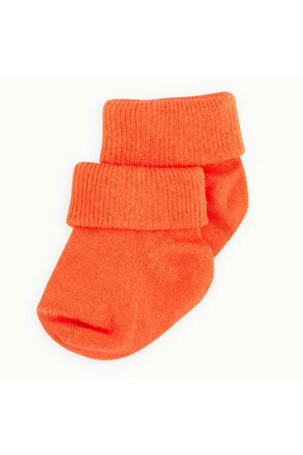 Детские носки для новорожденных с принтом 2-pack Novibaby, Orange — фото 2