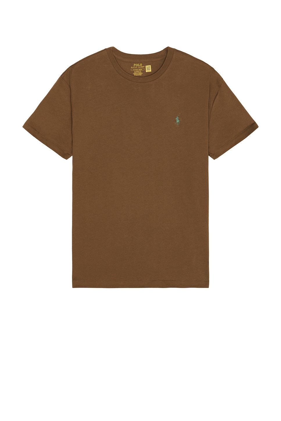 

Футболка с круглым вырезом Polo Ralph Lauren, nature brown